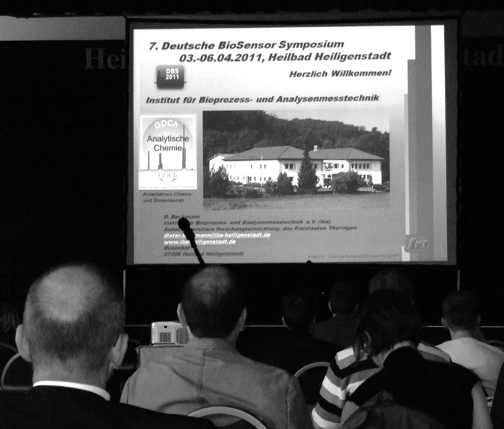 Deutschen BioSensor Symposiums in Heilbad Heiligenstadt (Foto: Cornelia Weber) Notwendigkeit, Grenzen, ethische Verantwortung. Im dritten Plenarvortrag referierte Dr.