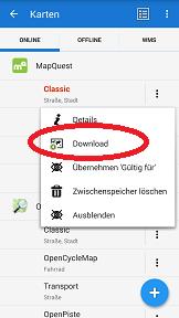 4. Offlinekarten Offlinekarten sind Karten, die im Smartphone gespeichert sind.