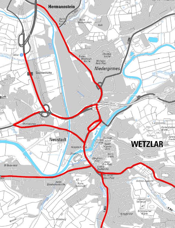 Gloelstraße hat laut Ergebnis der Lärmkartierung eine deutlich niedrigere Verkehrsstärke als sie für die Erfassung in der 1 Stufe der Lärmkartierung erforderlich wäre.