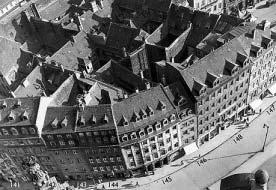 Blick von der Frauenkirche, vor 1945 Im Februar