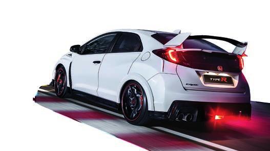 Honda Civic Type R Gebaut für Performance.