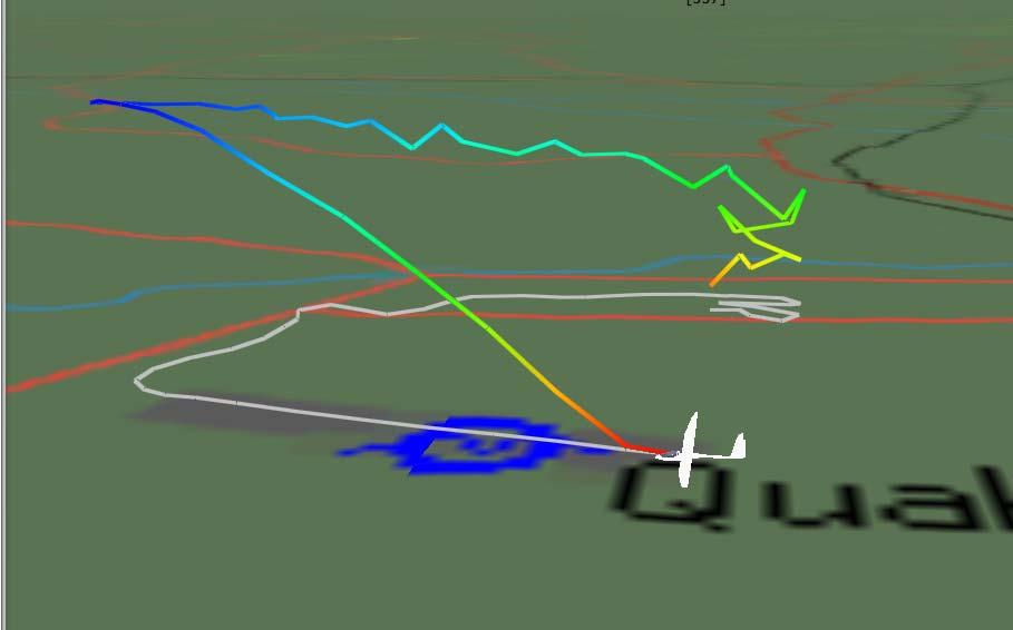 Darstellung des Unfallflugweges aus den Loggerdaten Grafik: SeeYou Unfallstelle und Feststellungen am Luftfahrzeug Die Unfallstelle lag ca.