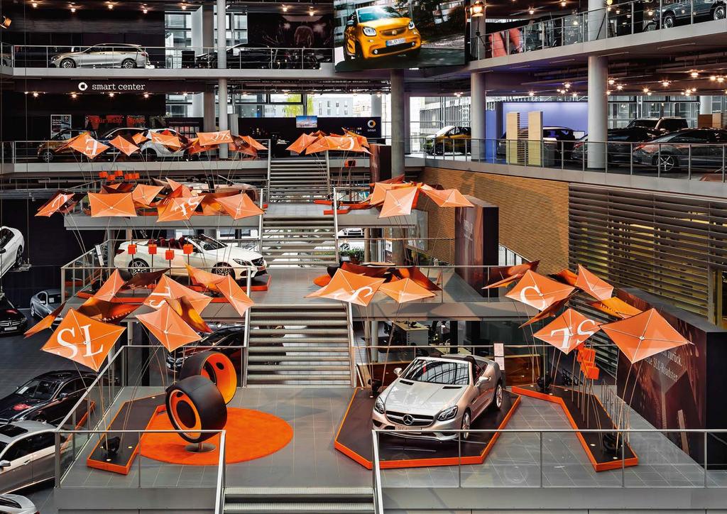 »OPEN AIR«Mercedes-Benz Cabrio und Roadster-Ausstellung, München Konzept