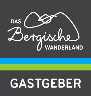 Gastgeber Bergisches Wanderland 1. Gütezeichen Gastgeber Bergisches Wanderland 2.