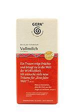 Lebensmittel Information Sahne Kakao Mandeln von GEPA Wieder lieferbar Neu im Sortiment GEPA: Sonderedition 40 Jahre GUTE WÜNSCHE 2015 hat GEPA unter dem Motto Fair+ fängt mit G an!