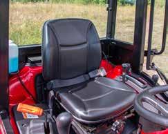 Mit dieser Komfortkabine ist der T233 HST / T273 HST der ideale Traktor für