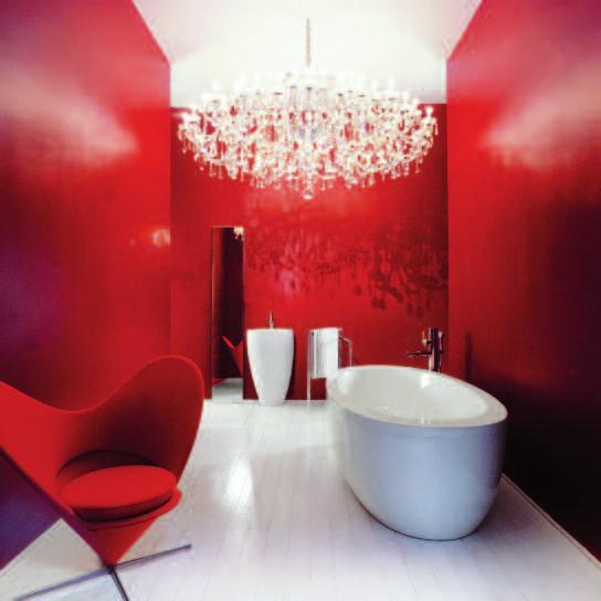 Die Keramik-Elemente eines Bades gelten als stilgebend im Badezimmer bei ILBAGNOALESSI One dominieren sie den Bad-Entwurf ganz besonders: Der visuelle Anker und das bestimmende Design-Element von