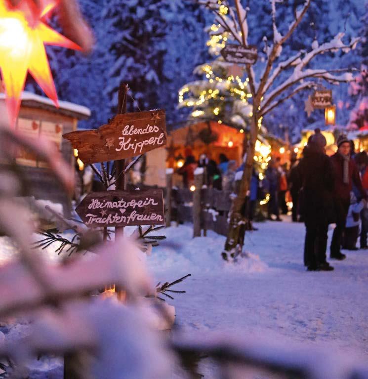 Statt Kitsch und blinkender Lichtershows sind im Dachstein Salzkammergut alte Handwerkskünste, Musik aus der Region und selbst hergestellte Weihnachtsbäckereien zu erleben.