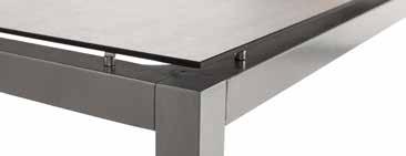 Grenzenlose Vielfalt Stern Tischsystem Glasplatte Besondere Eigenschaften: - ESG - satiniert - nicht foliert in den Ausführungen grau und taupe lieferbare Größen 90 x 90 x 0,8 cm 119,- 130 x 80 x 0,8