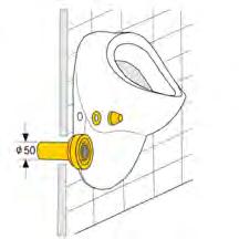 Anschlussrohr Ø 50 mm, mit Gummi-Spezialdichtung Set im Polybeutel verpackt, 10 Sets im stabilen Karton VE1 VE2 VE3 Farbe Länge: