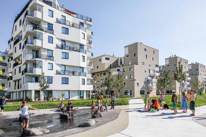 Zu ihren wichtigsten Säulen zählt der soziale Wiener Wohnbau mit seinen 220.000 Gemeindewohnungen sowie weiteren 200.000 geförderten Wohneinheiten.