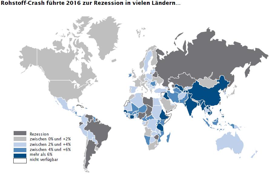 Rohstoff-Crash führte 2016 zu