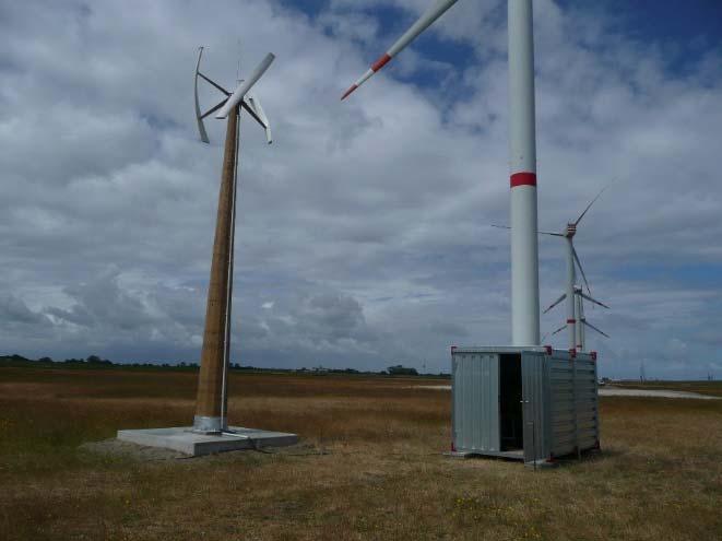 H-Darrieus-Rotor Mai 2008 Windkanal