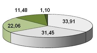 Projekt Grünraumanalyse 2010 XXIII. Liesing Der Liesing kann in Summe nicht weniger als 24,85 ha Dachgrünfläche vorweisen.