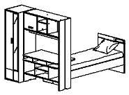 184 x H.191 x P.263 L.187 x H.191 x P.205 L. 184x H.191 x P.263 Lieferzuschlag: 180.