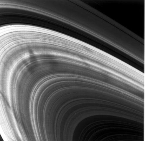 Das Ringsystem von Saturn Die Ringe bestehen aus Partikeln von einigen Mikrometern bis zu Metern. Wie sind die Ringe entstanden?