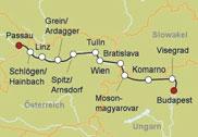 Passau Budapest Einzeltour ab Passau bis Budapest Radlevel: einfach Gesamtstrecke: ca.