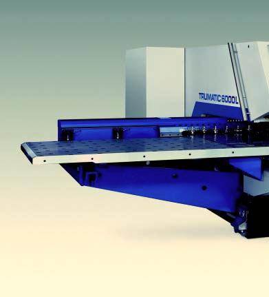 Eine für Alles Mit der TRUMATIC 6000 LASERPRESS stellt TRUMPF die nächste Generation der Stanz/Laser-Kombimaschinen vor.