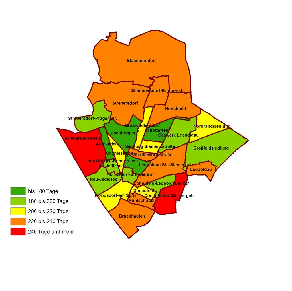 4 Wohnen und Arbeiten: Chancen und Risiken gesellschaftlicher Teilhabe Karte 7 Erhebliche regionale