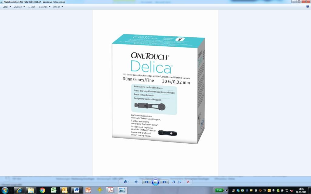 OneTouch Delica 200er Lanzetten: PZN 02143011 Ein einzigartiges Zusammenspiel Die OneTouch Delica Stechhilfe und