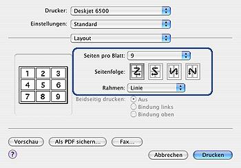 3. Wählen Sie nach Bedarf weitere Druckeinstellungen aus, und klicken Sie dann auf Drucken. Nach dem Druck der ersten Blattseite hält der Drucker an, solange die Tinte trocknet.