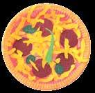 CD - ganze Pizza Pizza Pizza Pizza ganze Pizza Pizza Gestalte Pizzen aus Papptellern.