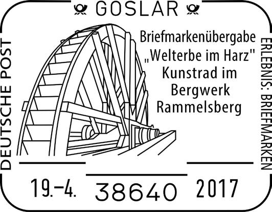 38640 GOSLAR - 19.4.2017 stempelnr.