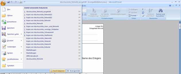 nur MS Office Excel 2007 Es gibt zwei Möglichkeiten, die Makros zu aktivieren.