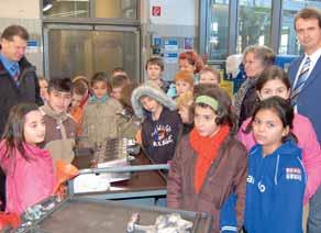 Bisherige Aktionstage: Bäckerei Heitzmann: Die Grundschule aus Tunsel besuchte die Bäckerei Heitzmann.