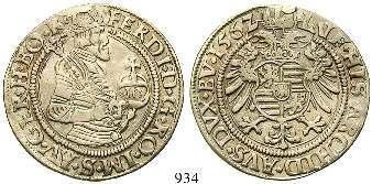 verkleinert 935 Rudolf II., 1576-1612 Taler 1599, Nagybanya N-B. 29,56 g. Brustbild r. / Gekrönter Doppeladler. Dav.