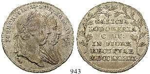 944 Ferdinand Karl von Österreich-Este - vierzehntes Kind Maria Theresias, 1754-1806 Silbermedaille o.j. (von A.