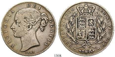 selten, st 150,- 1305 William III., 1694-1702 Halfcrown 1697, York.