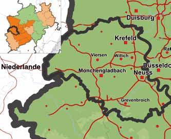 Region Mittlerer Niederrhein Wirtschaftliche Entwicklung fast 3,0 Prozentpunkte pro Jahr. Bundesweit konnten lediglich 10 Prozent aller Regionen ein größeres Wachstum erzielen.