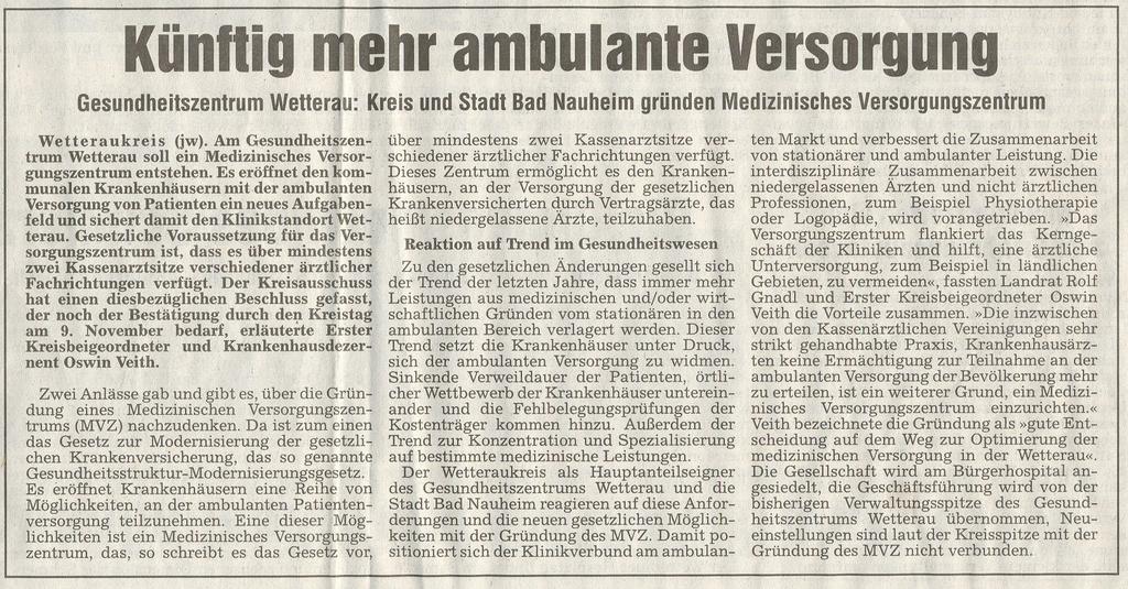 Wetterauer Zeitung Nr.