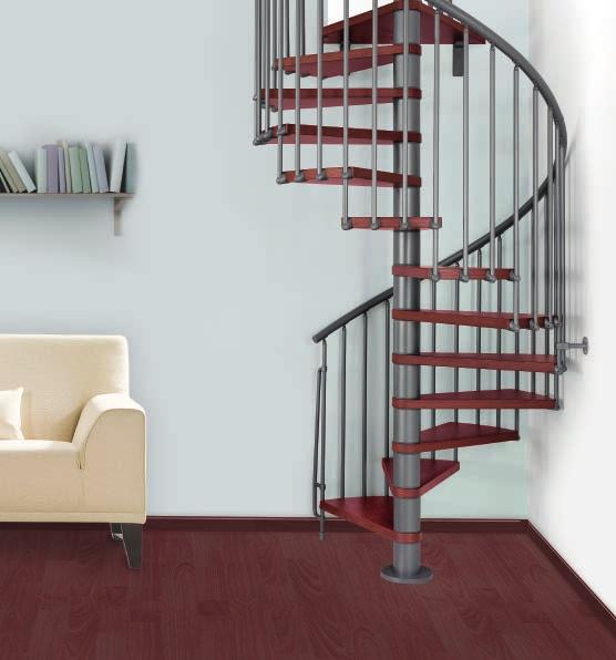 Damit kann die Treppe perfekt an unterschiedliche Öffnungen angepasst werden.