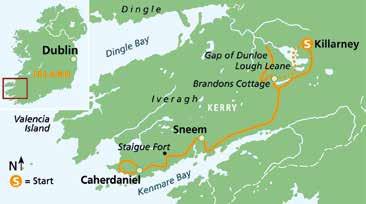 September Reiseprogramm: 1. Tag, Samstag Anreise nach Killarney mit Transfer vom Flughafen Shannon oder Dublin. Vier Übernachtungen im Victoria House Hotel in Killarney. 2.