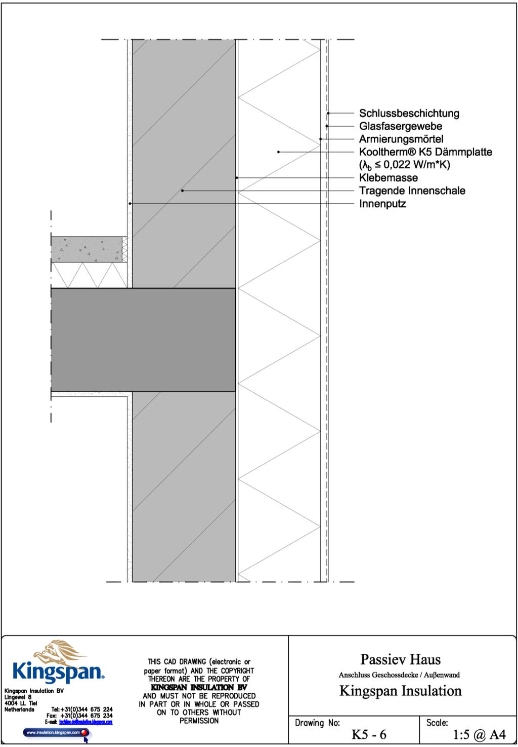 Passivhaus Institut WDV-System mit Kooltherm K5 022 Seite 30 7.