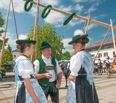 Jeder Ort hat noch seine eigene Musikkapelle, die zu jedem Anlass echte bayerische Volksmusik spielt.