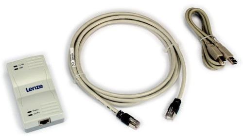 Software: Pos. Bezeichnung Bestell-Nr. Anz. 48 USB-Diagnoseadapter für Lenze 8400 Frequenzumrichter LM8929 1 Aufsetzbares Modul zur Kopplung zwischen PC und Frequenzumrichter.