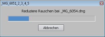 Sollte der Weißabgleich bei einer Belichtungsreihe danebengelegen haben, kann an dieser Stelle ein vorgegebener Wert aus der Liste ausgewählt oder die Temperatur in Kelvin eingetragen werden.