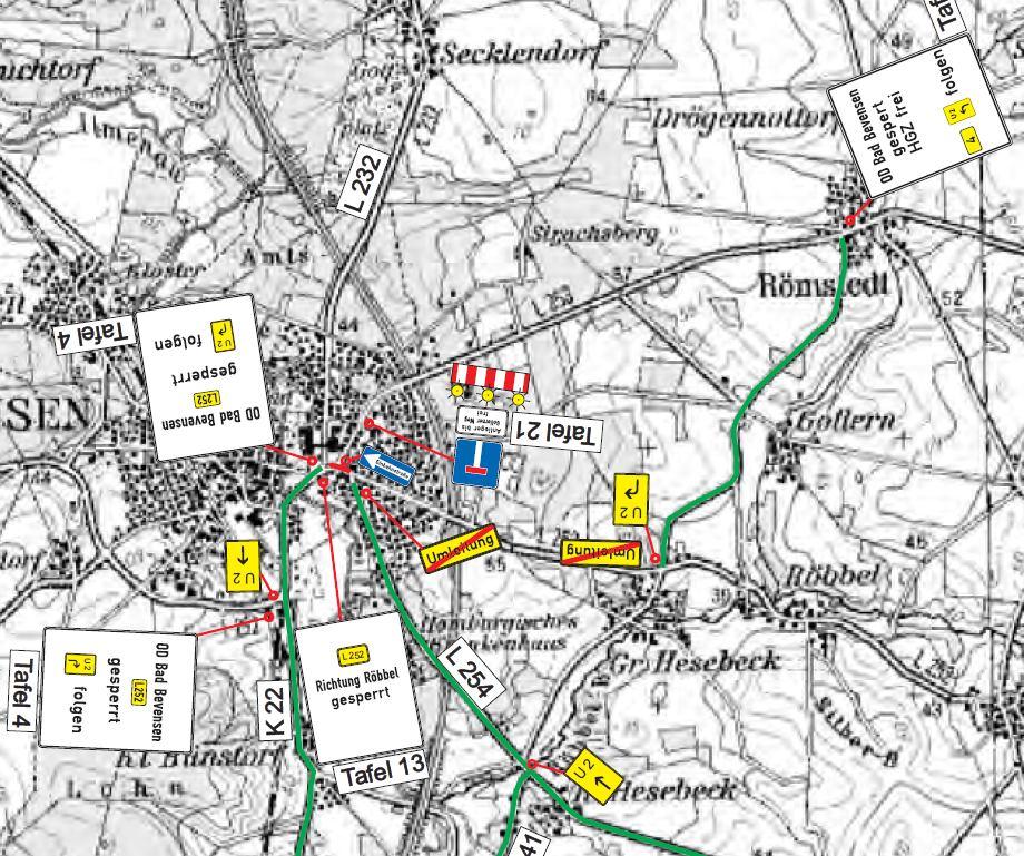 Folie 14 Nord 2 - Verkehrsführung Die Demminer Allee ist als Einbahnstraße in Richtung West / B4