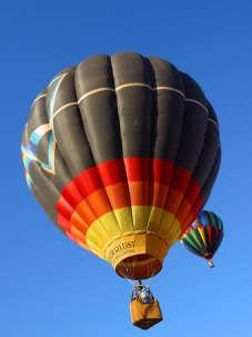 Leichter als Luft Zeppeline und Heissluftballone fliegen nach dem Grundsatz «leichter als Luft». Zeppeline fliegen dank ihrer Heliumfüllung, Heissluftballone fliegen mit heisser Luft.
