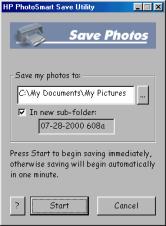 Speichern von Fotos von einer Speicherkarte auf einen Windows-PC 3. Wenn Sie Ihre Fotos an einem anderen Ort speichern möchten: Klicken Sie auf, und wählen Sie den gewünschten Speicherort.