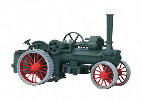 Produziert wurden dabei komplette Dampfpflug-Sätze, bestehend aus 2 Dampflokomobilen und einem Kipp-Pflug mit entsprechendem Zubehör.