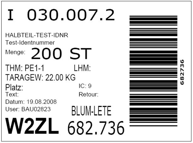 Palettentyps Scannen von 1...10 LE Barcodes Plausibilisierung (Gewicht, Palettentyp,.