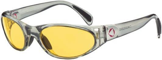 Lichtschutzbrillen (Fortsetzung) Verbesserte Ausführung! LifeLine-Serie ALEX LifeLine-Brille ALEX Material: Kunststoff Farbe: Transparent-Grau oder Braun Fassungsgröße: 54-21 Kurve 7 inkl.