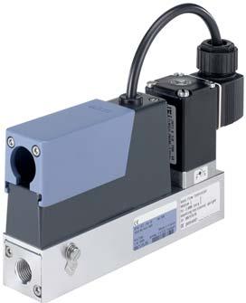 Massendurchflussregler (MFC)/ Massendurchflussmesser (MFM) für Gase Typ 8742 kombinierbar mit Direkte Durchflussmessung für Nenndurchflüsse von 1 ml N /min bis 8 l N /min (N 2 ) in MEMS-Technologie