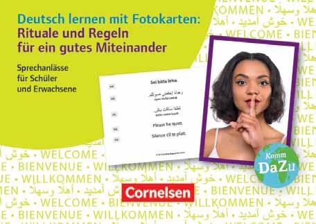 Materialien zur Sprachförderung Deutsch lernen mit Fotokarten Sekundarstufe I/II N Rituale und Regeln für ein gutes Miteinander Sprechanlässe für Schüler und Erwachsene Wie kann ein Miteinander in