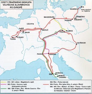 Rodisko sv. Vojtecha nie je presne známe. Tradícia označuje za miesto jeho narodenia slavnikovské hradište v Libici.