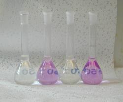 Prüfverfahren DIN EN ISO 17075:2008-02 Leder - Chemische Prüfungen - Bestimmung des Chrom(VI)-Gehaltes 1. Extraktion der Lederprobe mit Eluat 2. Kontrolle des ph-wertes vom Eluat 3.